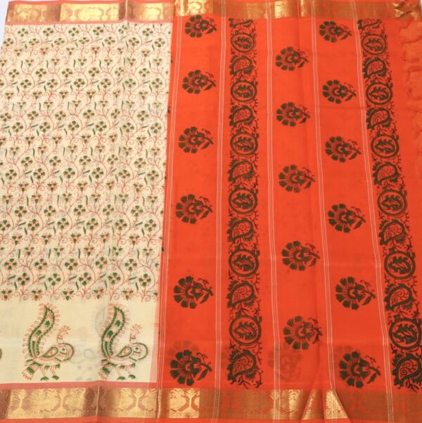 Silk Cotton Saree MSC011 - Image 2