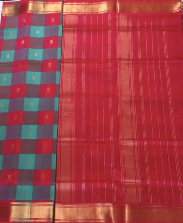 Silk Cotton Saree MSC018 - Image 2