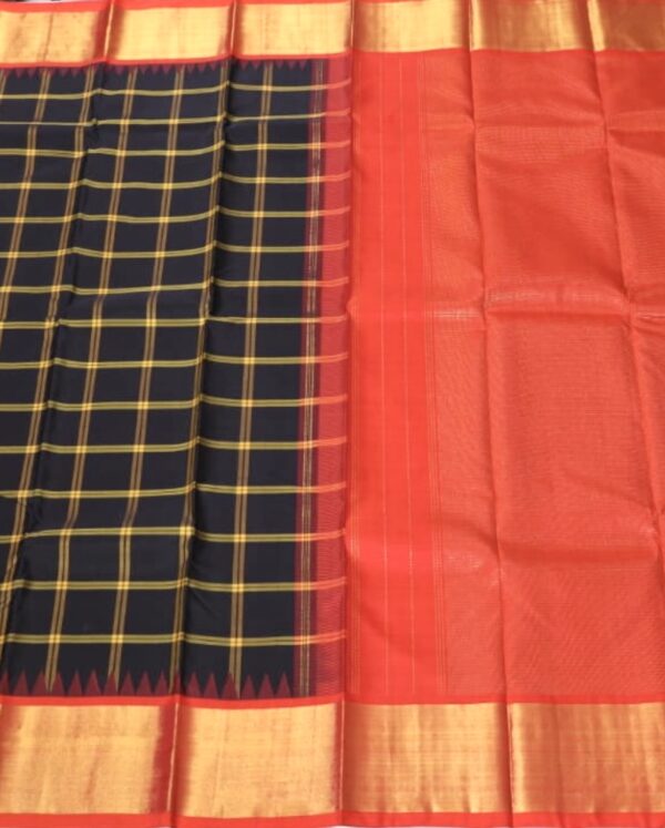 Kanchipuram Pure Silk Saree MKS025 - Image 2