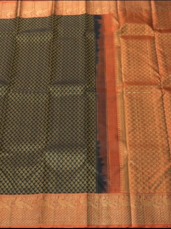 Kanchipuram Pure Silk Saree MKS027 - Image 3