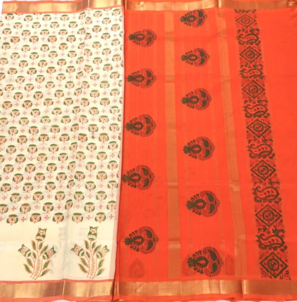 Silk Cotton Saree MSC005 - Image 2