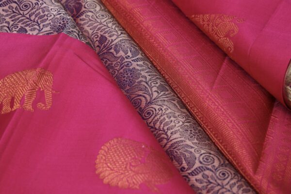 Kanchipuram Pure Silk Saree MKS039 - Image 2