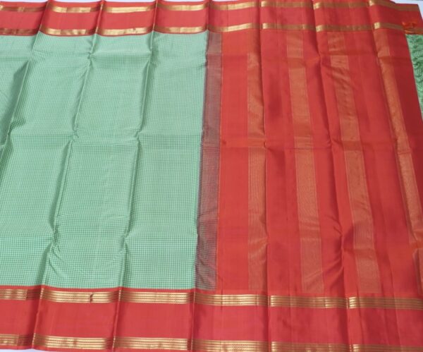 Kanchipuram Pure Silk Saree MKS045 - Image 3