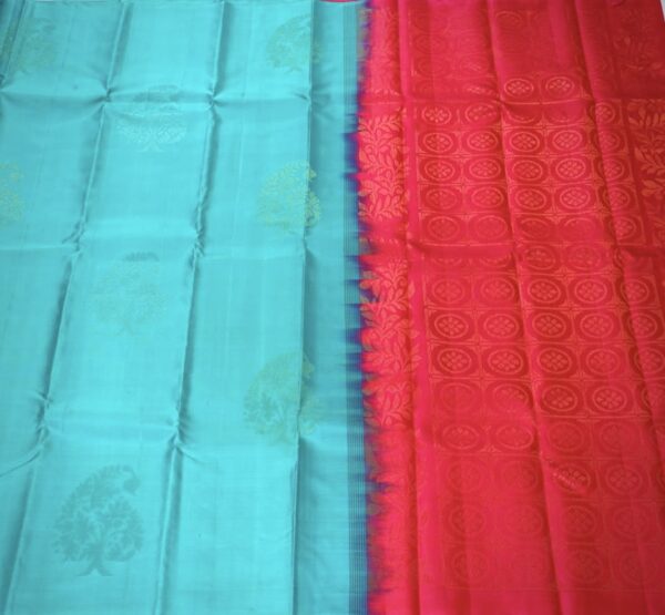 Soft Silk Saree MSS007 - Image 3