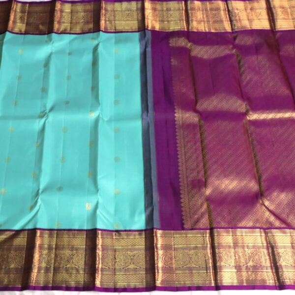 Kanchipuram Silk Sari MKS007 - Image 3