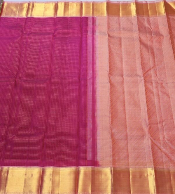 Kanchipuram Silk Sari MKS001 - Image 3