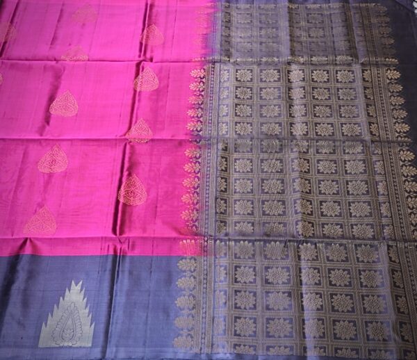 Soft Silk Saree MSS004 - Image 3