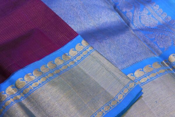 Kanchipuram Silk Sari MKS0011 - Image 3