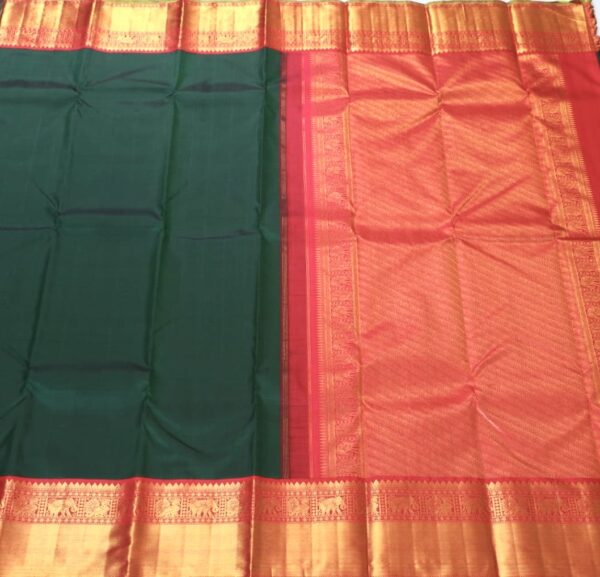 Kanchipuram Silk Sari MKS009 - Image 3