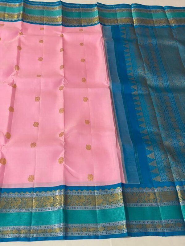 Kanchipuram Silk Sari MKS006 - Image 3