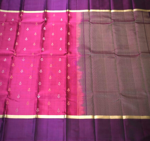 Soft Silk Saree MSS015 - Image 3